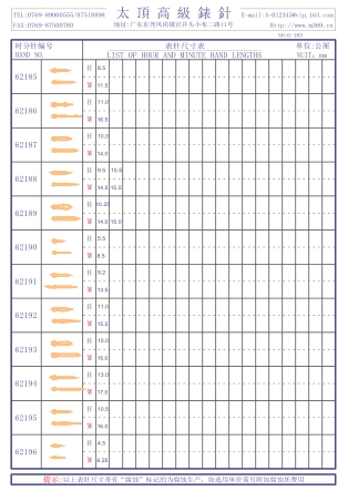 6-183錶針