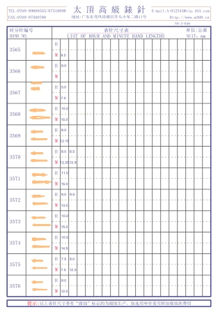 3-048 Table needle