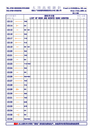 1-089錶針