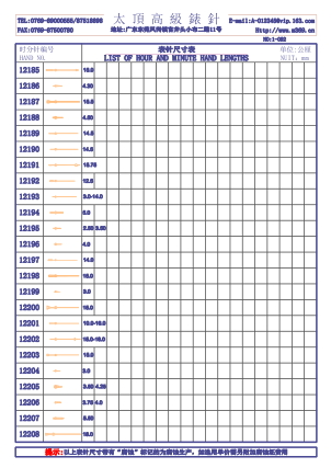 1-092錶針