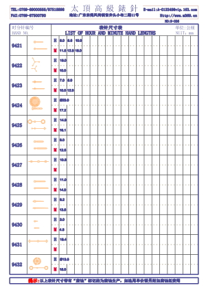 9-036 Table needle