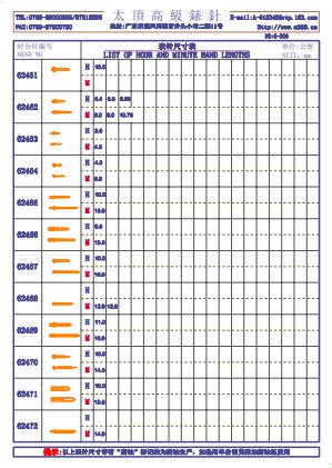 6-206錶針