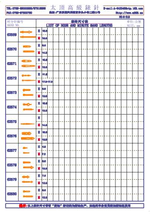 6-215錶針