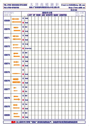 6-215錶針