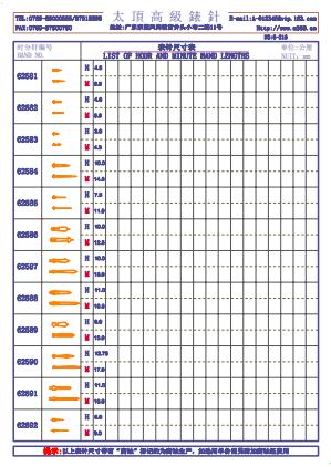 6-216錶針