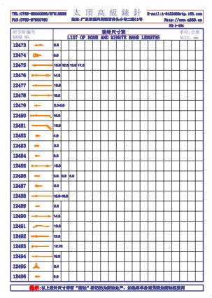 1-104錶針