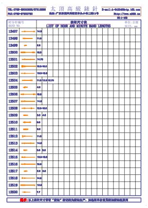 1-105錶針