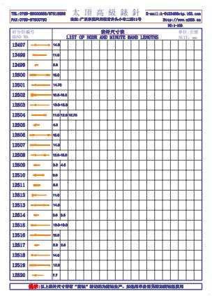 1-105 Table needle