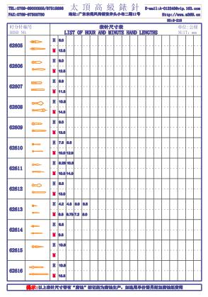 6-218錶針