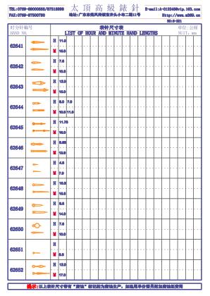 6-221錶針